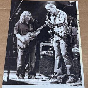 DEREK TRUCKS & WARREN HAYNES of ALLMAN BROTHERS - Music Print Ad Photo - 2010